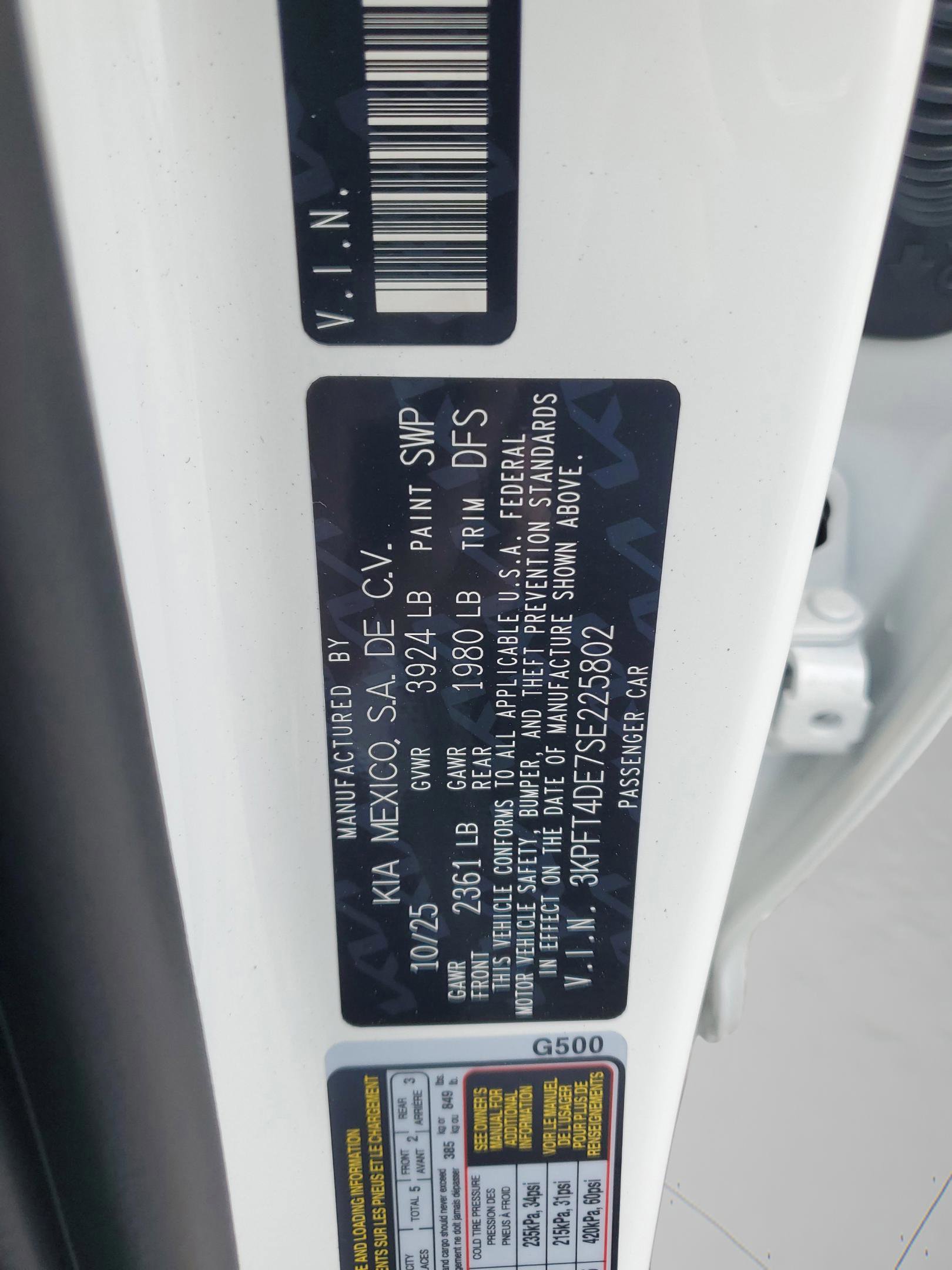 New 2025 Kia K4 LXS image 32