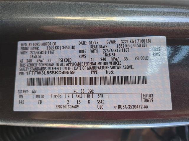 Used 2025 Ford F150 XLT w/ Equipment Group 302A MID image 24