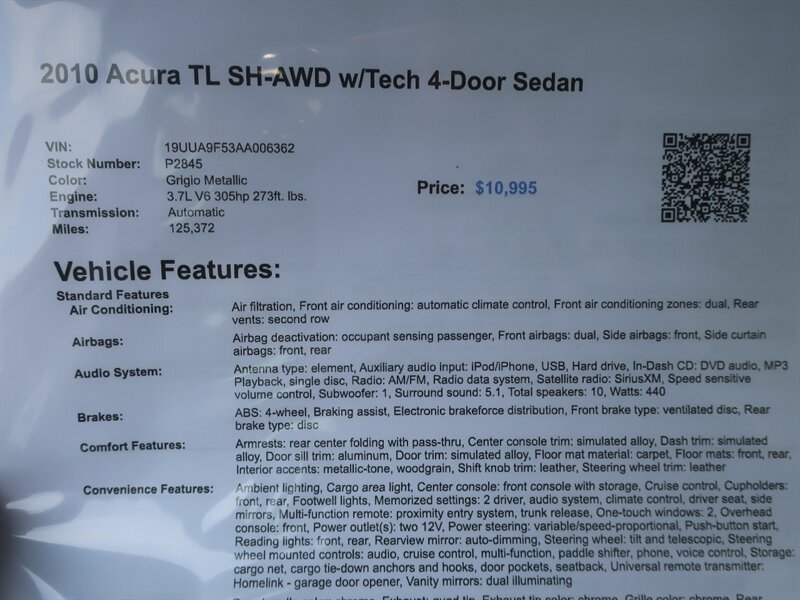 Used 2010 Acura TL SH-AWD image 32