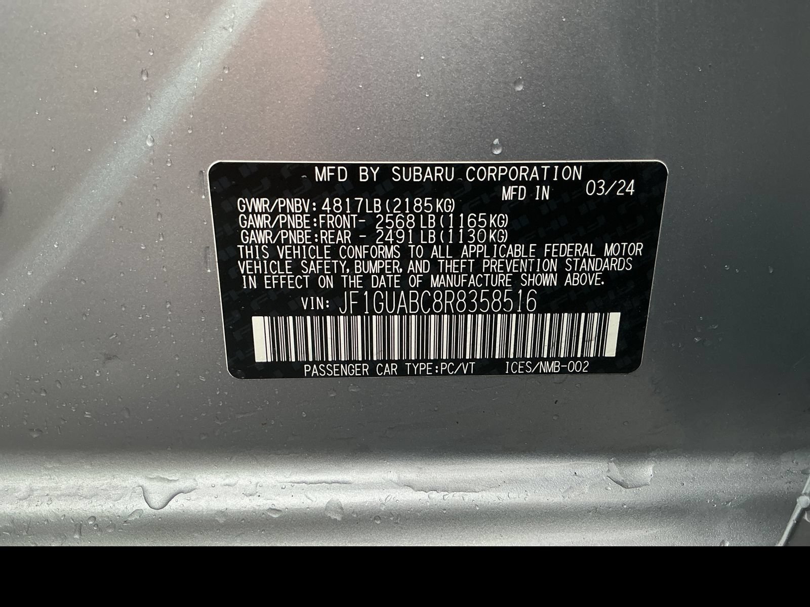 Certified 2024 Subaru Impreza 2.0i AWD/4WD image 29