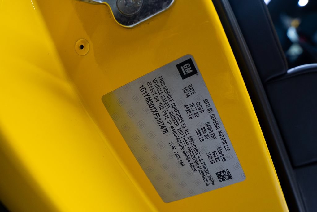 Used 2015 Chevrolet Corvette Stingray Convertible w/ 3LT Preferred Equipment Group RWD image 50