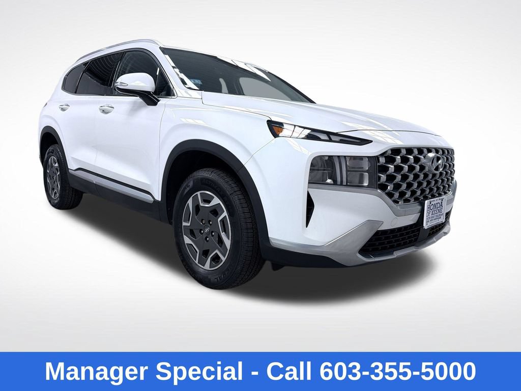 Used 2022 Hyundai Santa Fe Blue AWD/4WD image 1