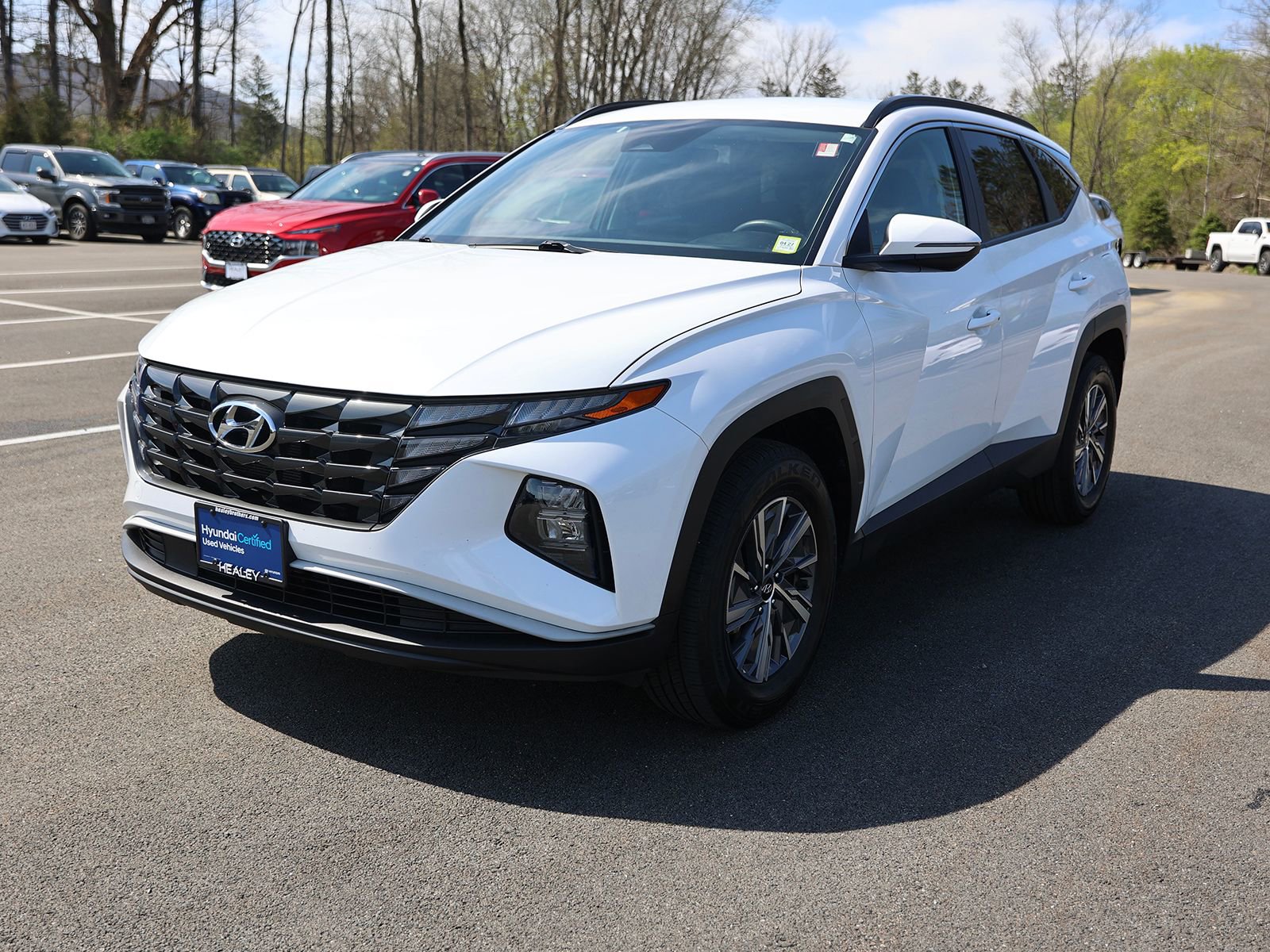 Certified 2022 Hyundai Tucson Blue w/ Cargo Package AWD/4WD image 3