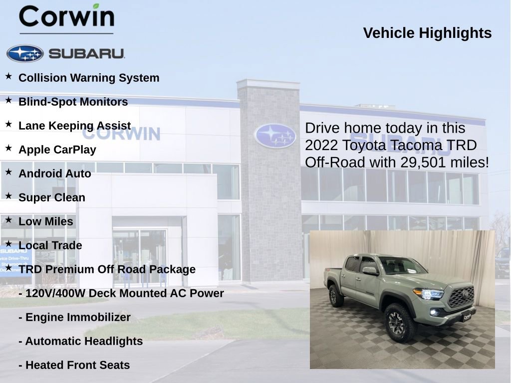 Used 2022 Toyota Tacoma TRD Off-Road AWD/4WD image 6