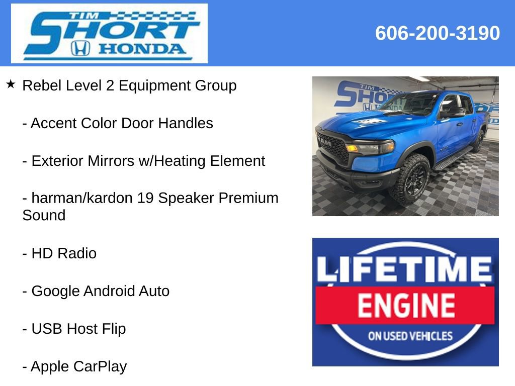 Used 2025 RAM 1500 Rebel w/ Rebel Level 2 Equipment Group image 21