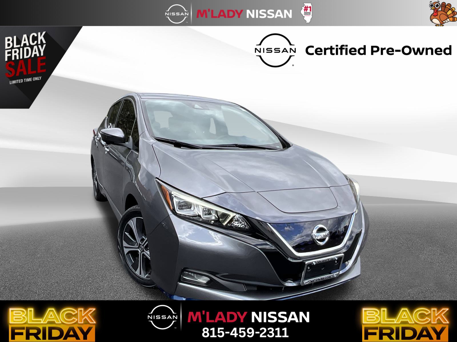 Certified 2022 Nissan Leaf SL Plus