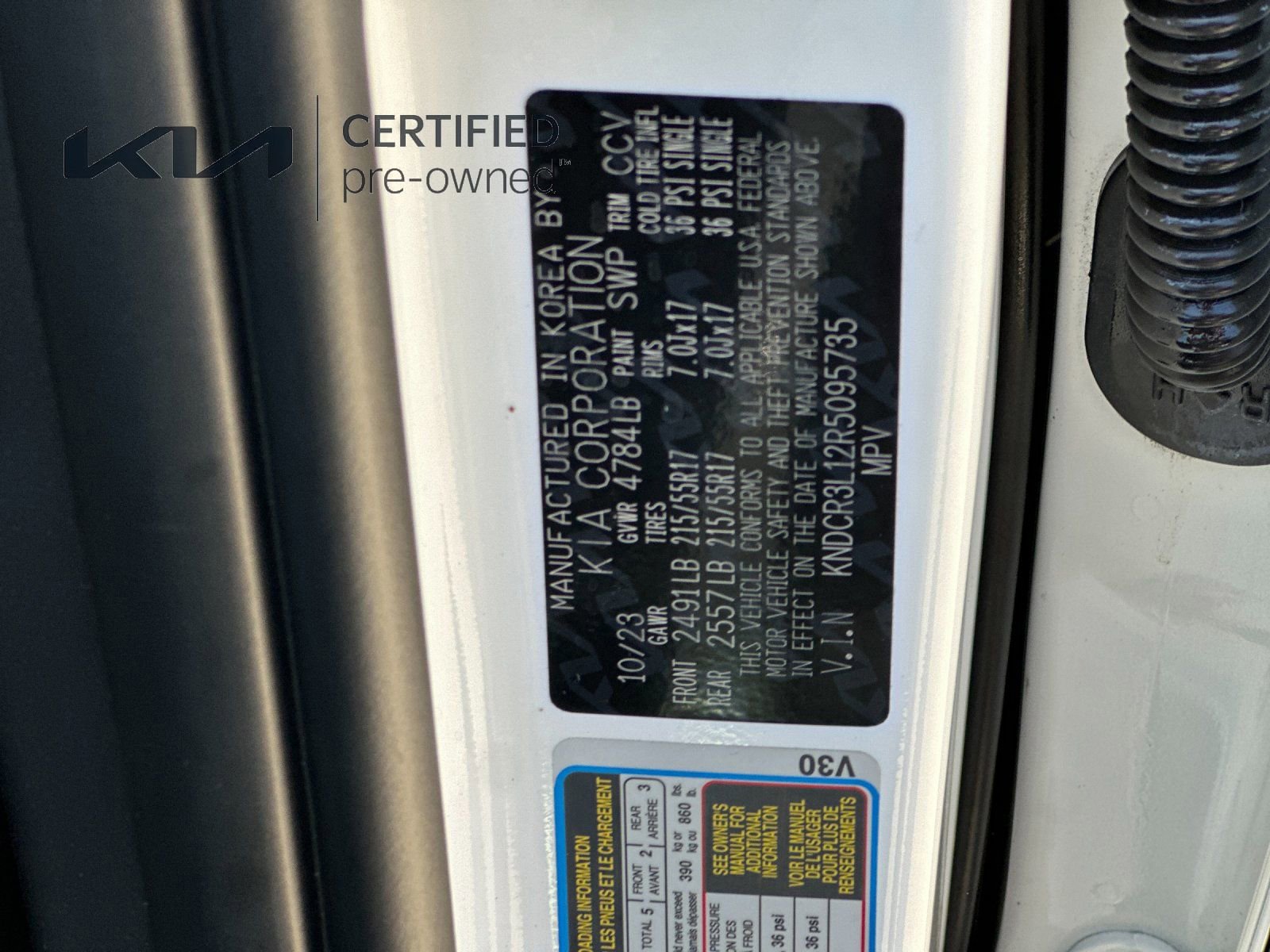 Certified 2024 Kia Niro Wind FWD image 30