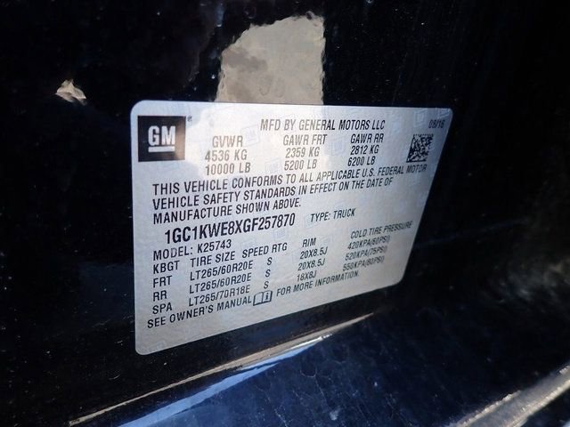 Used 2016 Chevrolet Silverado 2500 LTZ w/ Duramax Plus Package image 14