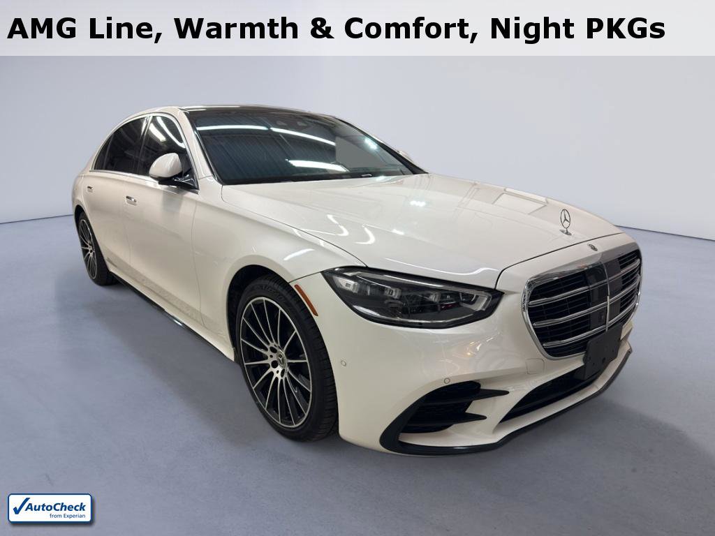 Used 2021 Mercedes-Benz S 580 4MATIC Sedan w/ AMG Line image 1