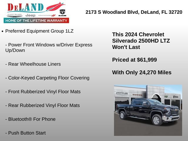 Used 2024 Chevrolet Silverado 2500 LTZ w/ LTZ Premium Package AWD/4WD image 12