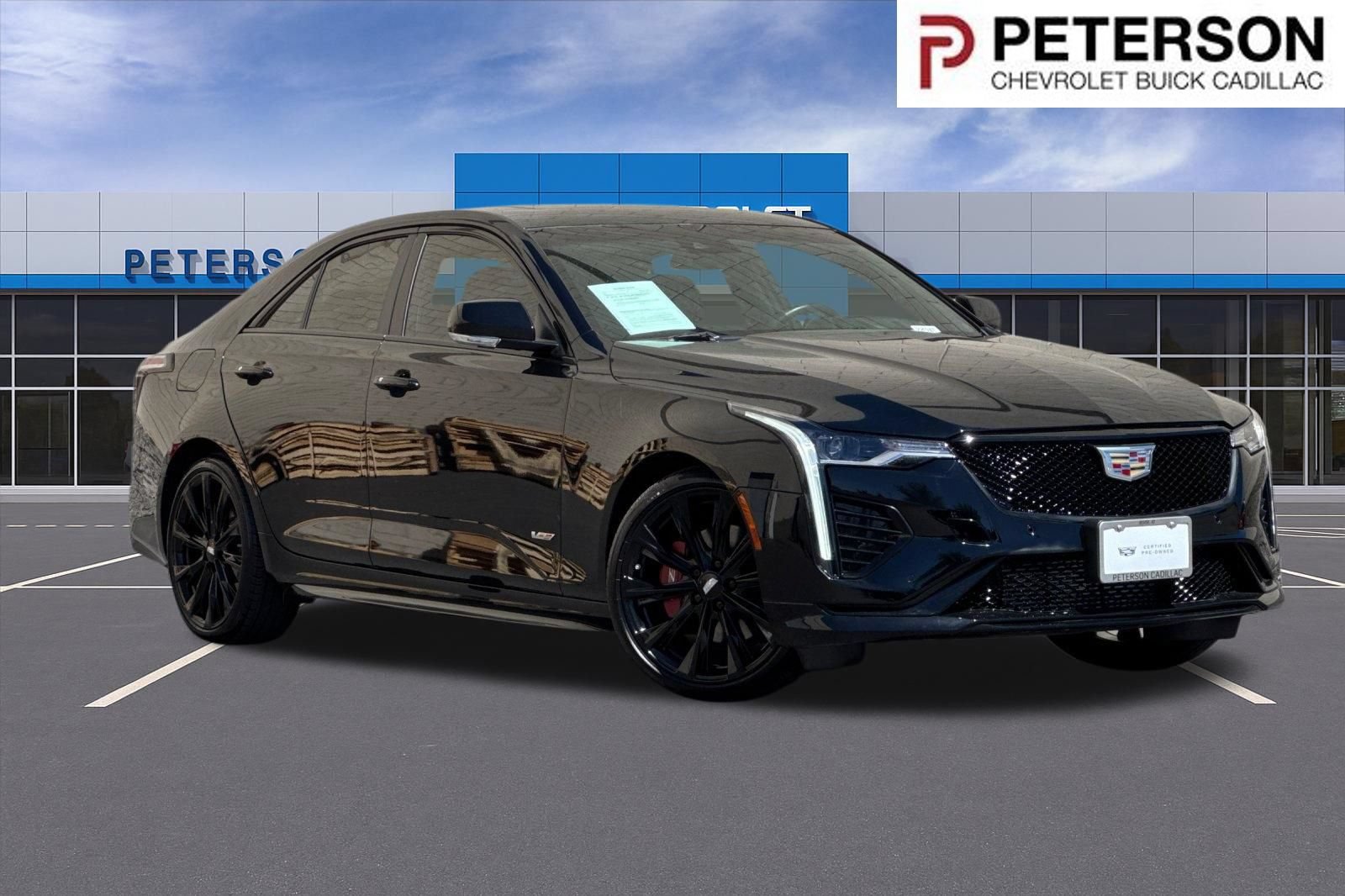 Used 2024 Cadillac CT4 V w/ LPO, ONYX Package AWD/4WD image 1