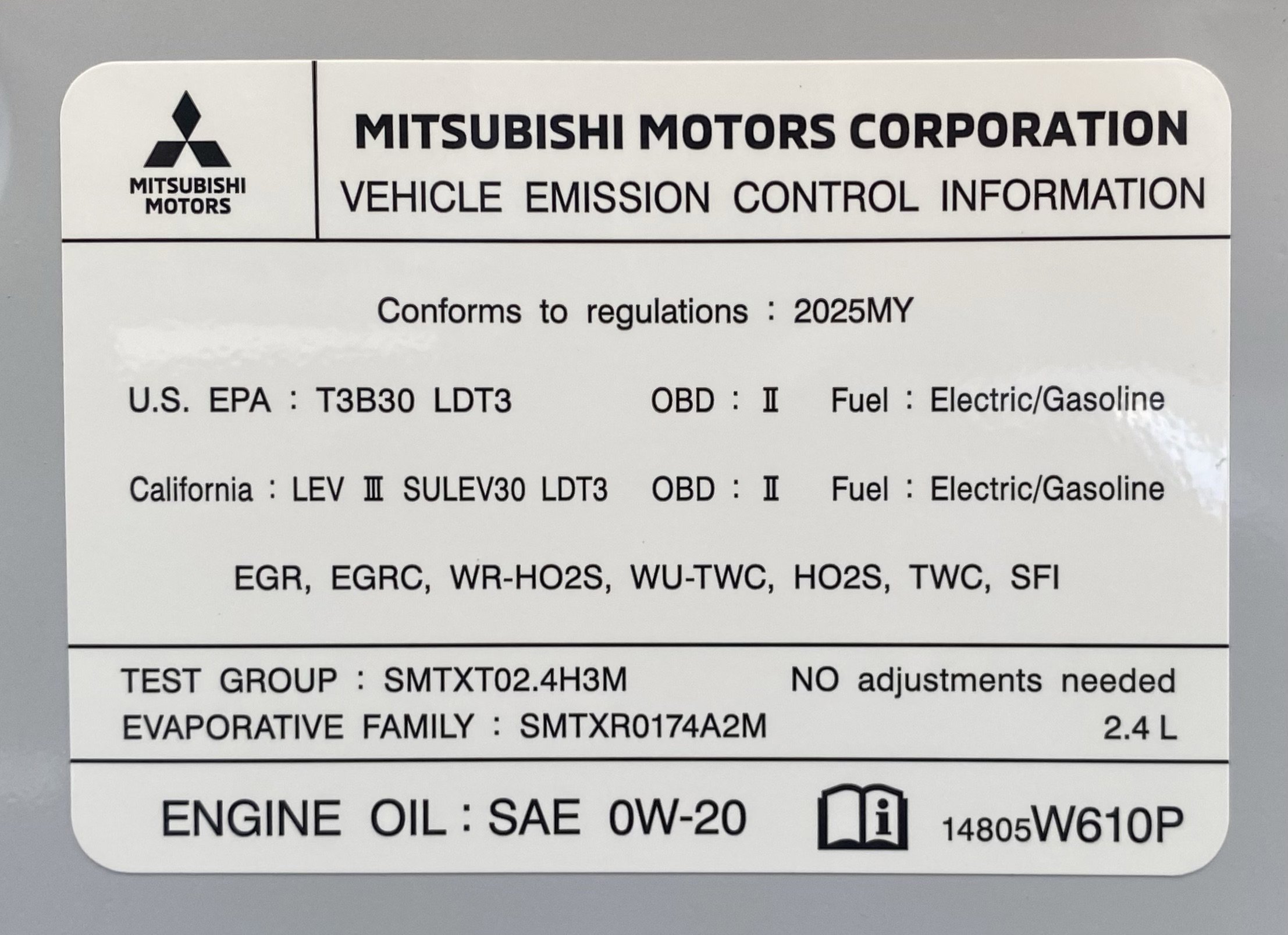 New 2025 Mitsubishi Outlander SE image 41