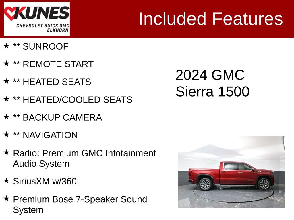Used 2024 GMC Sierra 1500 Denali w/ Denali Reserve Package image 2