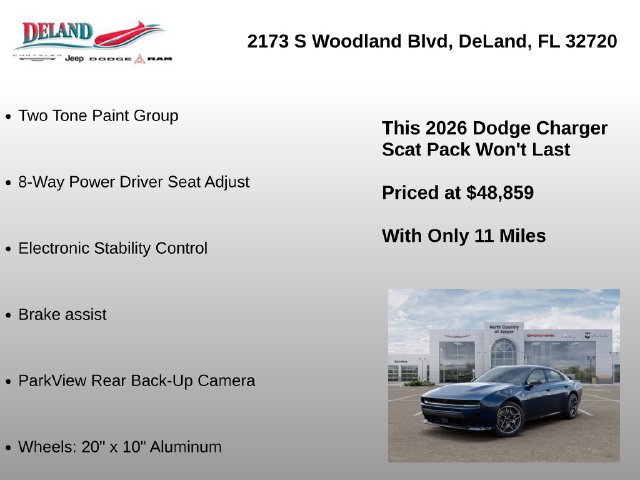 New 2026 Dodge Charger Scat Pack AWD/4WD image 7
