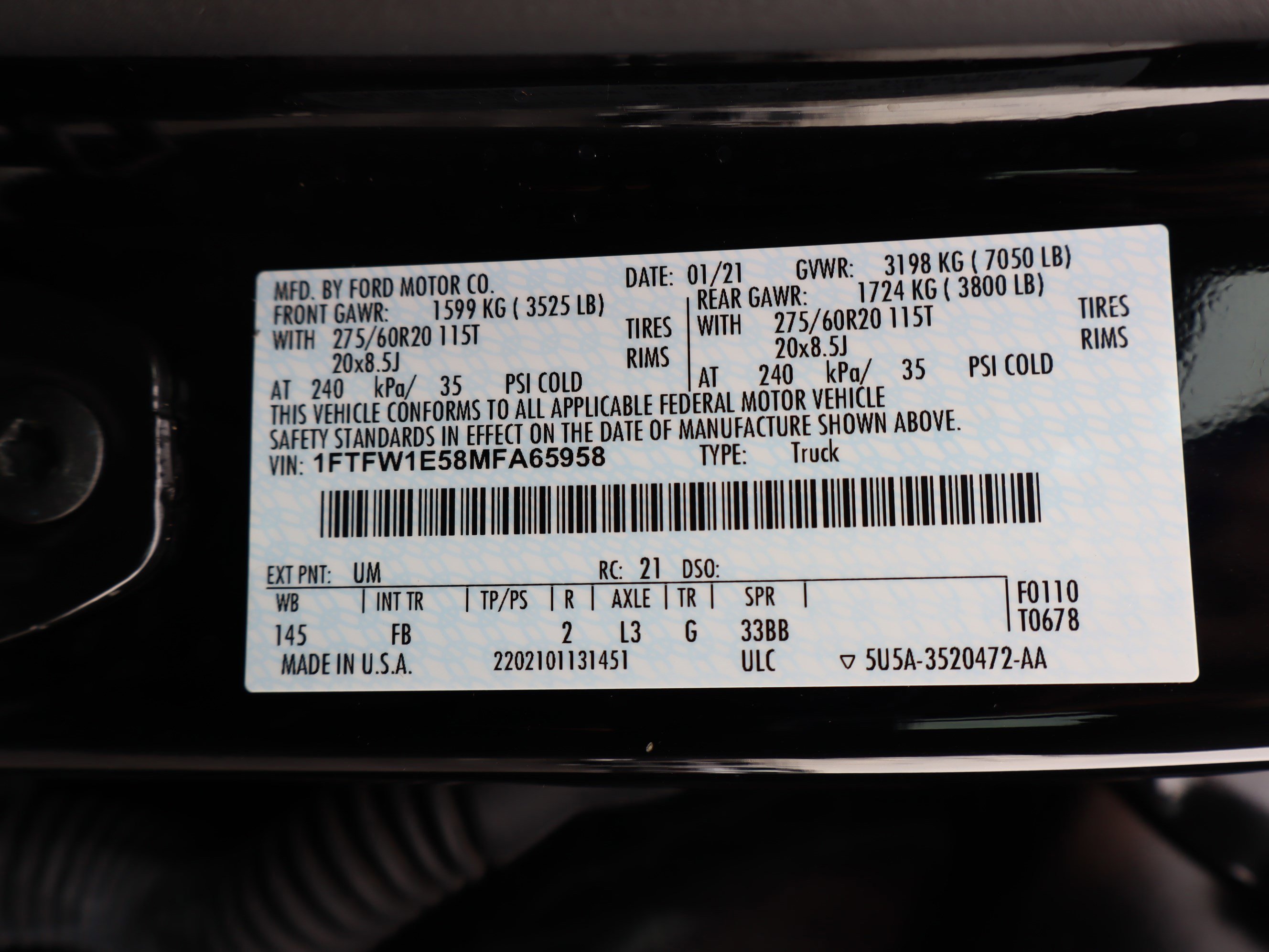 Used 2021 Ford F150 XLT w/ Equipment Group 302A High image 43