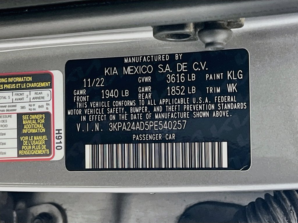 Certified 2023 Kia Rio S w/ Technology Package FWD image 14