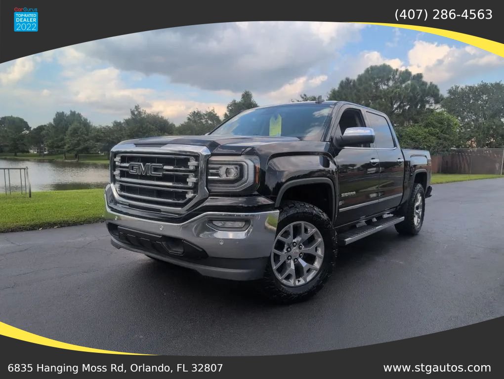 Used 2018 GMC Sierra 1500 SLT w/ Enhanced Driver Alert Package RWD image 1