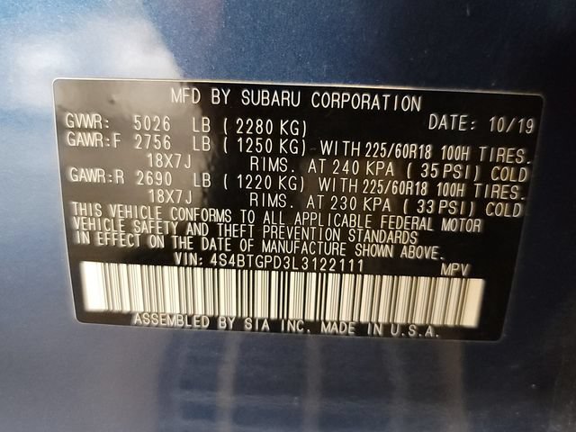 Used 2020 Subaru Outback Touring XT AWD/4WD image 36