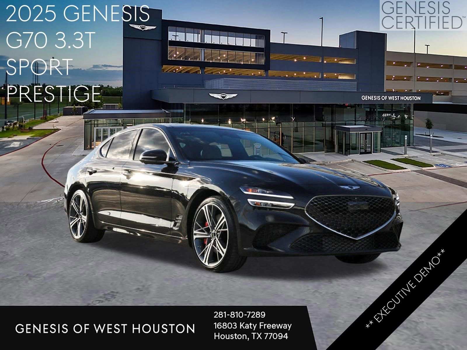 Used 2025 Genesis G70 3.3T Advanced w/ Sport Prestige Package