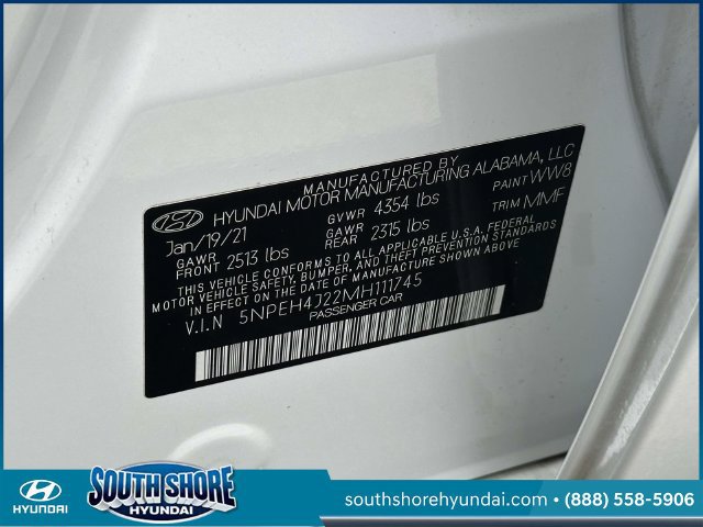Certified 2021 Hyundai Sonata Limited FWD image 40
