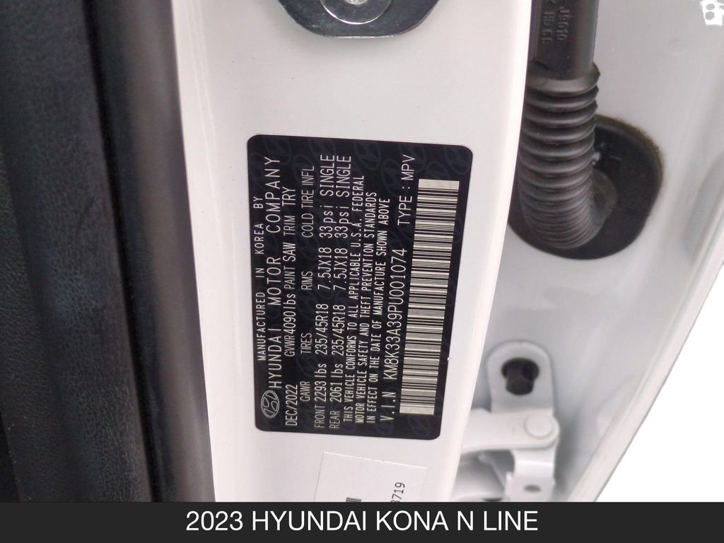Used 2023 Hyundai Kona N Line w/ Cargo Package FWD image 26