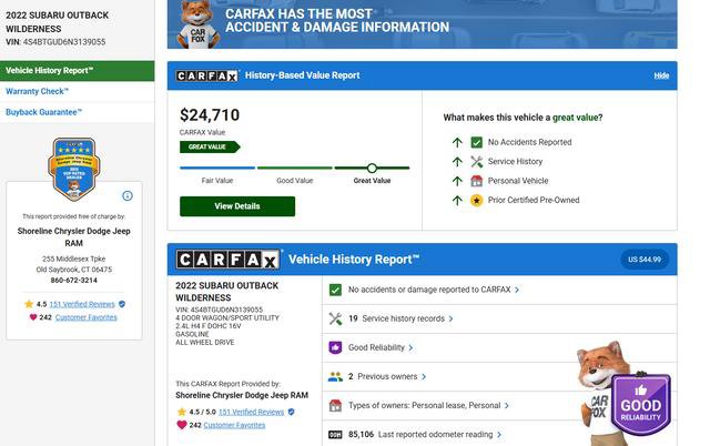 Used 2022 Subaru Outback Wilderness image 4