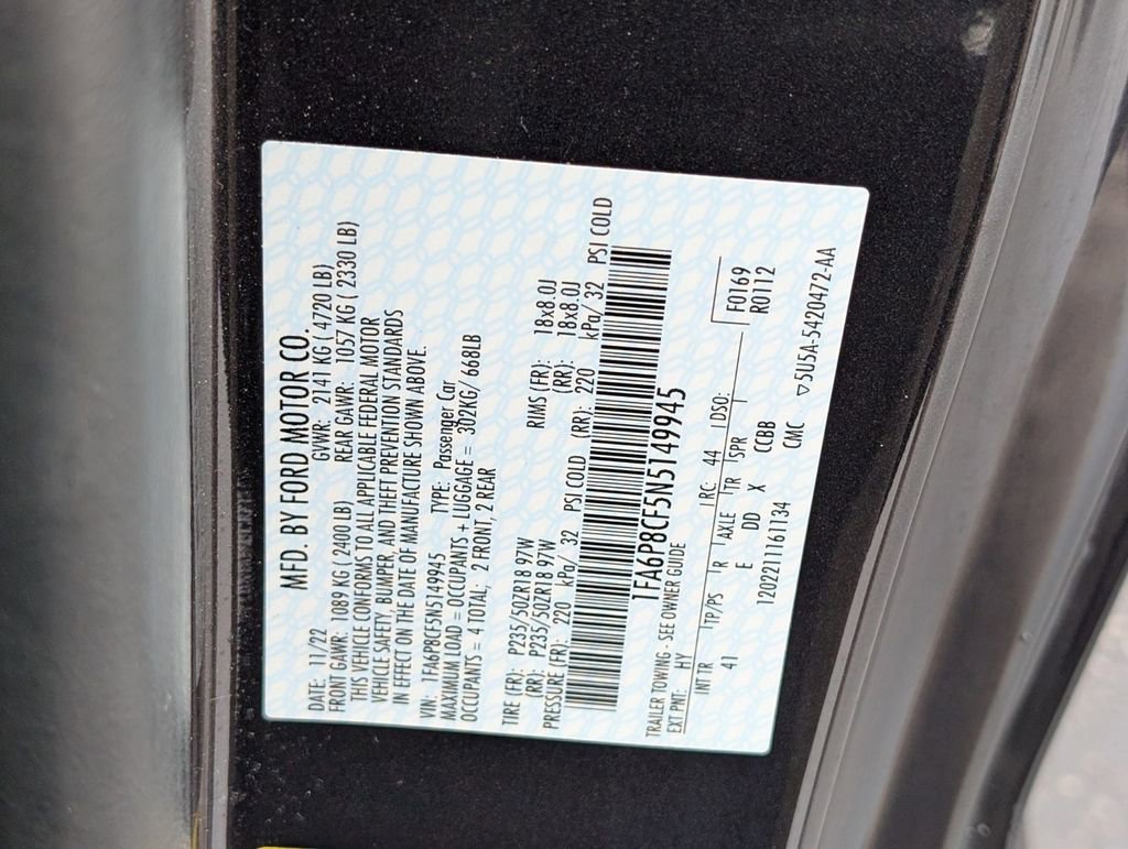 Used 2022 Ford Mustang GT Premium image 50