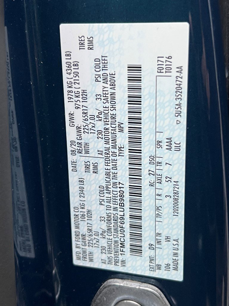 Used 2020 Ford Escape S image 26