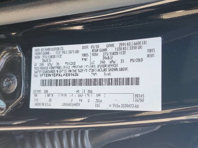 Certified 2020 Ford F150 XL w/ Equipment Group 101A Mid AWD/4WD image 33