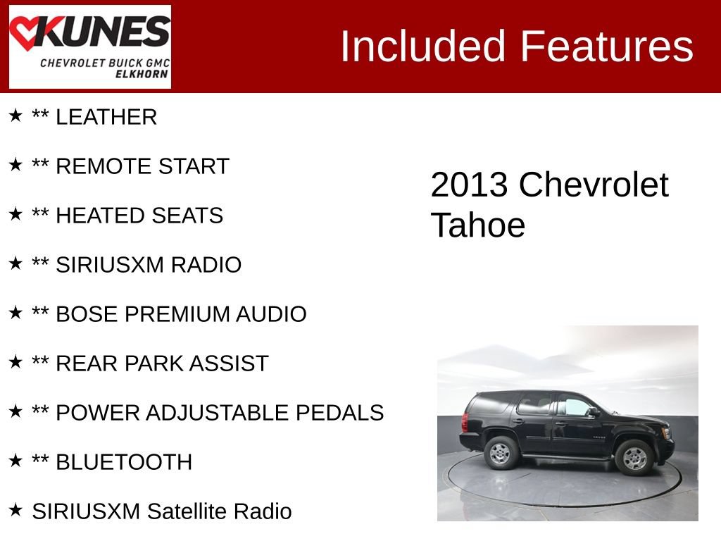 Used 2013 Chevrolet Tahoe LT AWD/4WD video 2