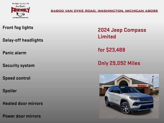 Used 2024 Jeep Compass Limited AWD/4WD image 25