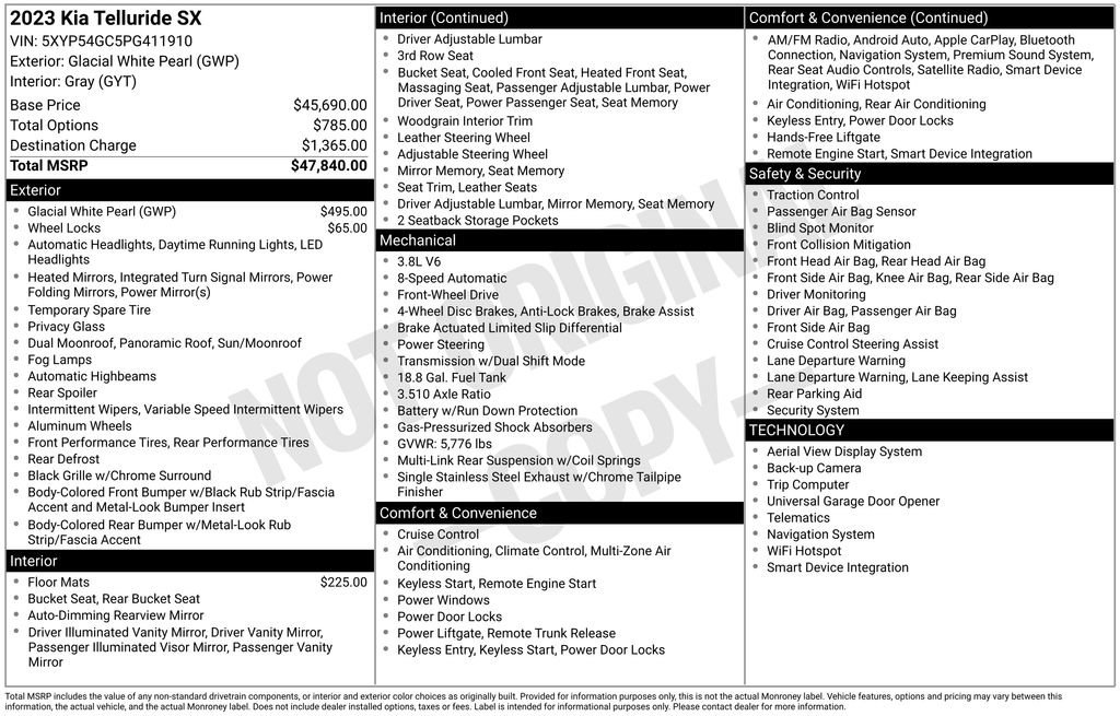 Used 2023 Kia Telluride SX image 31