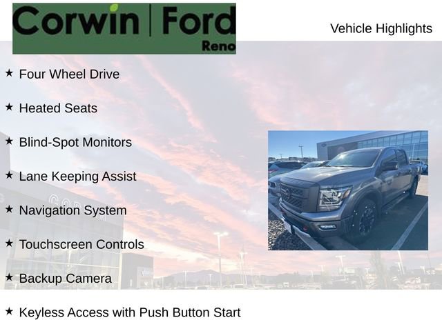 Used 2023 Nissan Titan PRO-4X w/ Off Road Protection Package image 8