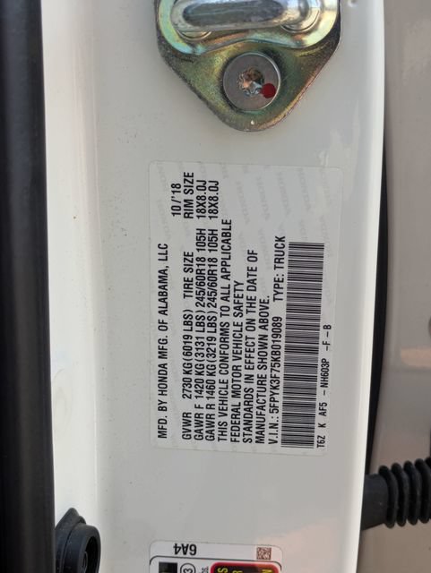 Used 2019 Honda Ridgeline RTL-E image 27