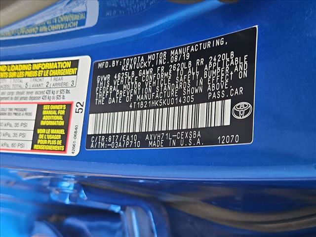 Used 2019 Toyota Camry SE w/ Audio Package FWD image 24