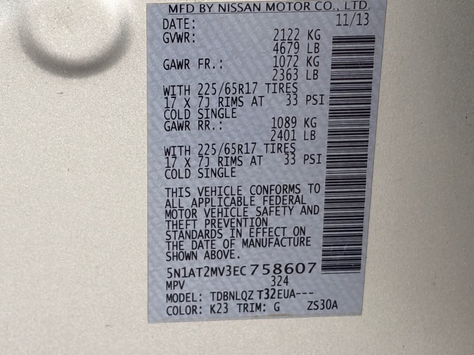 Used 2014 Nissan Rogue SV AWD/4WD image 19