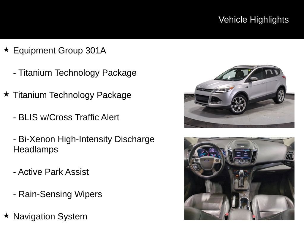 Used 2015 Ford Escape Titanium w/ Equipment Group 301A image 7