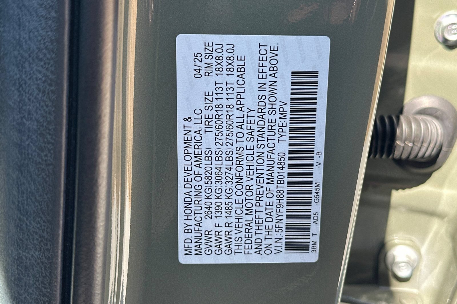 Used 2026 Honda Passport TrailSport Elite image 29