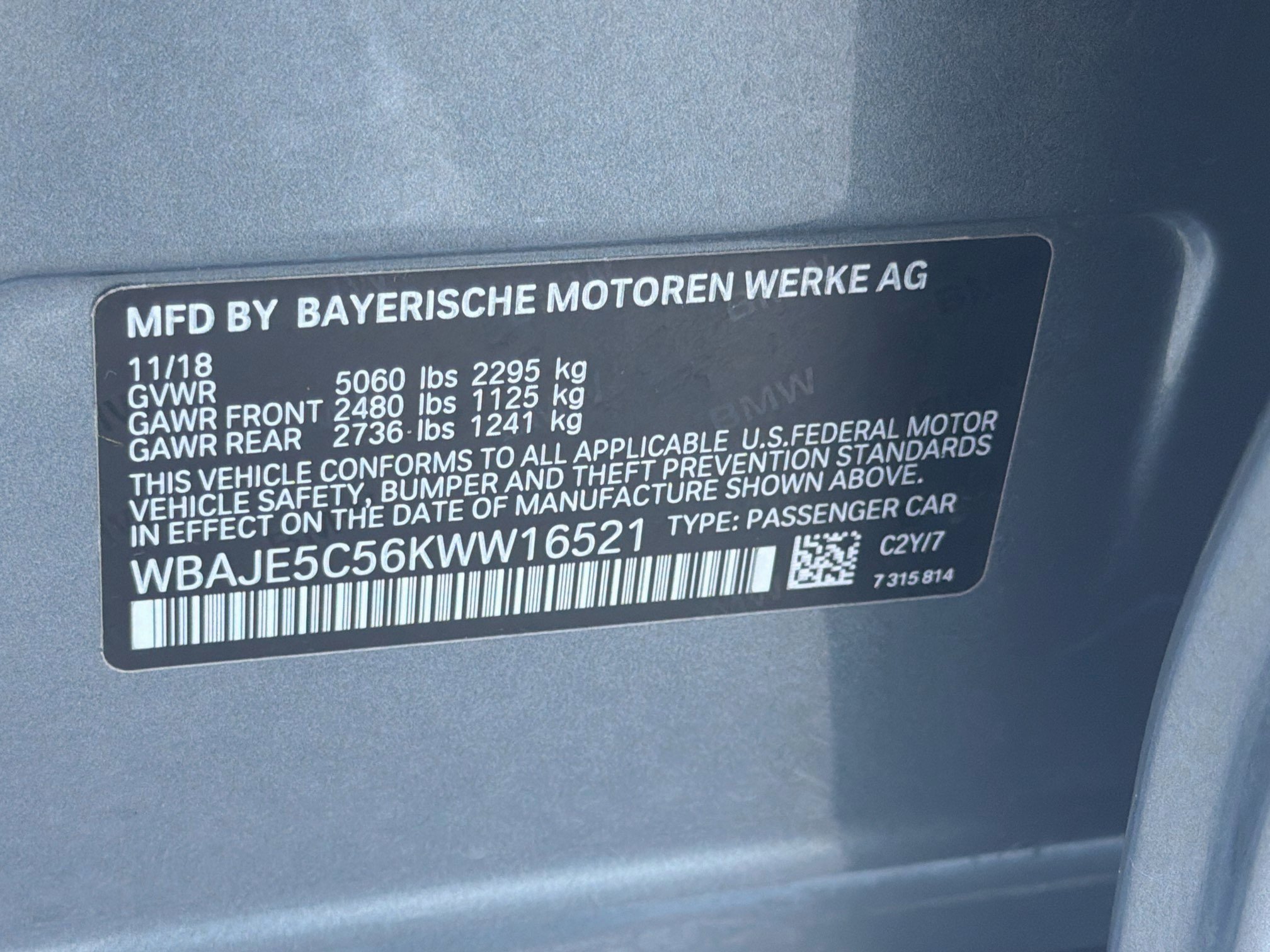 Used 2019 BMW 540i w/ Convenience Package RWD image 38