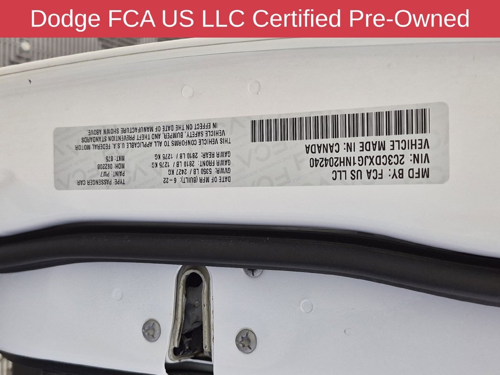Certified 2022 Dodge Charger SXT AWD/4WD image 39