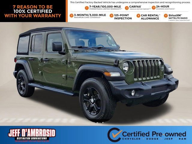 Certified 2023 Jeep Wrangler Sport S