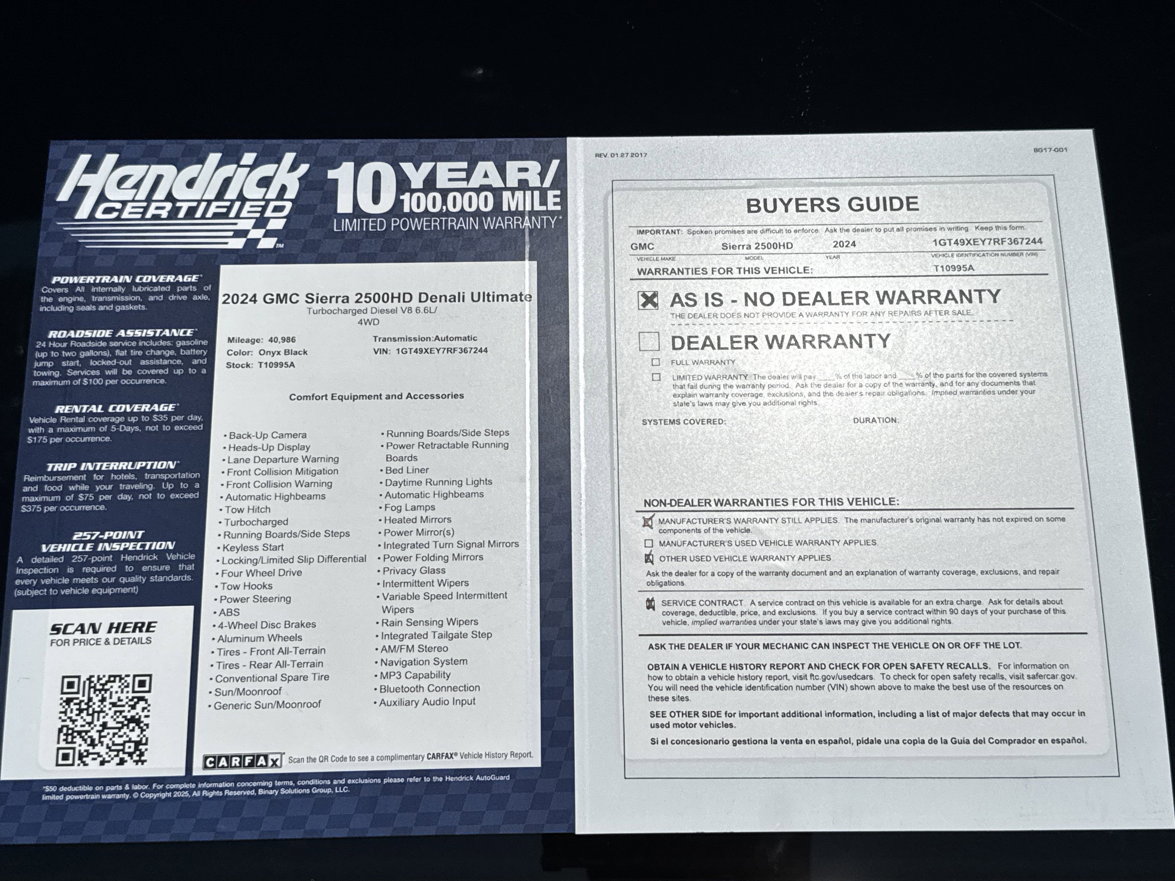 Used 2024 GMC Sierra 2500 Denali Ultimate image 36