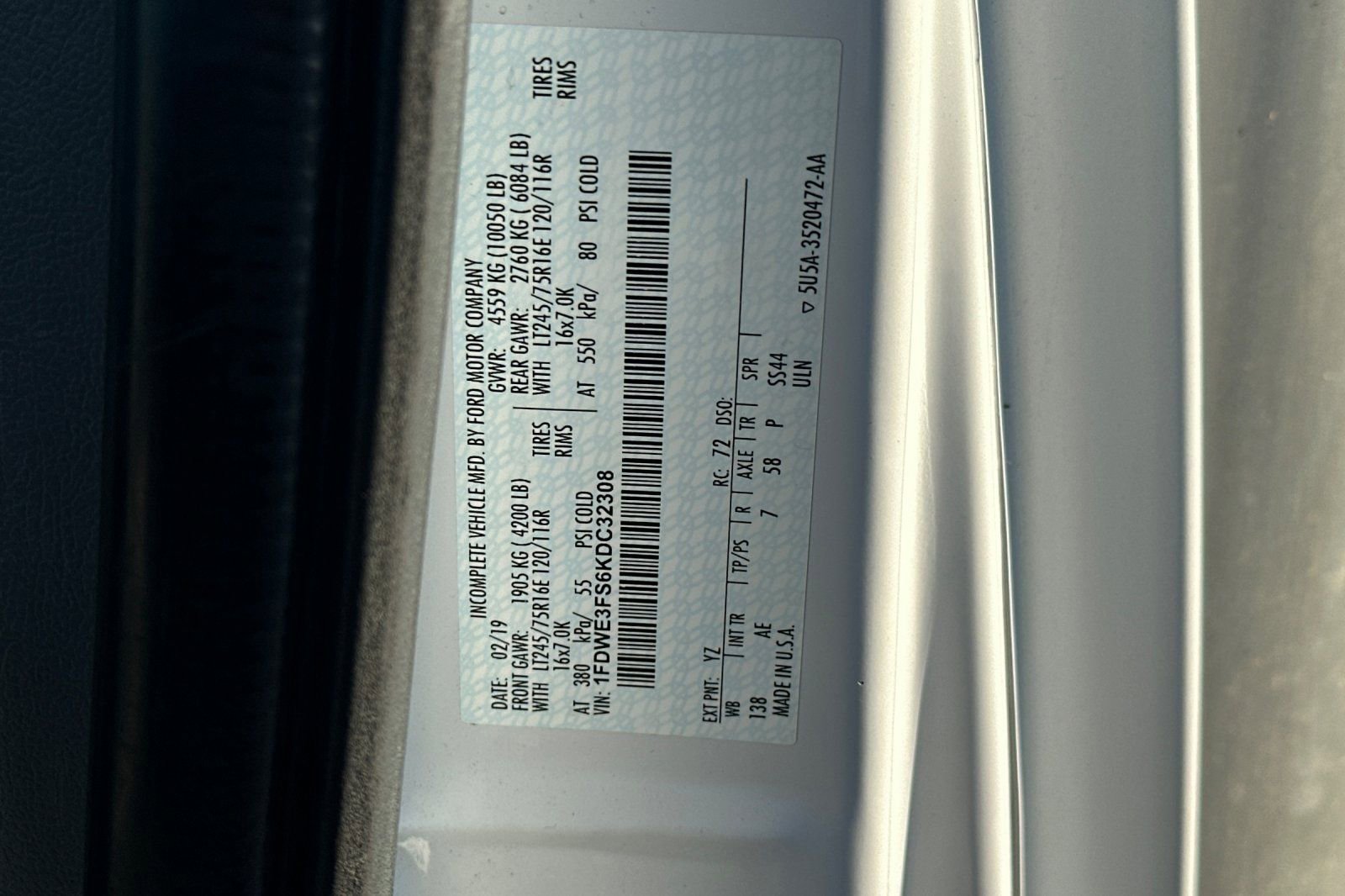 Used 2019 Ford E-350 and Econoline 350 Super Duty w/ Power Windows & Locks Group image 33