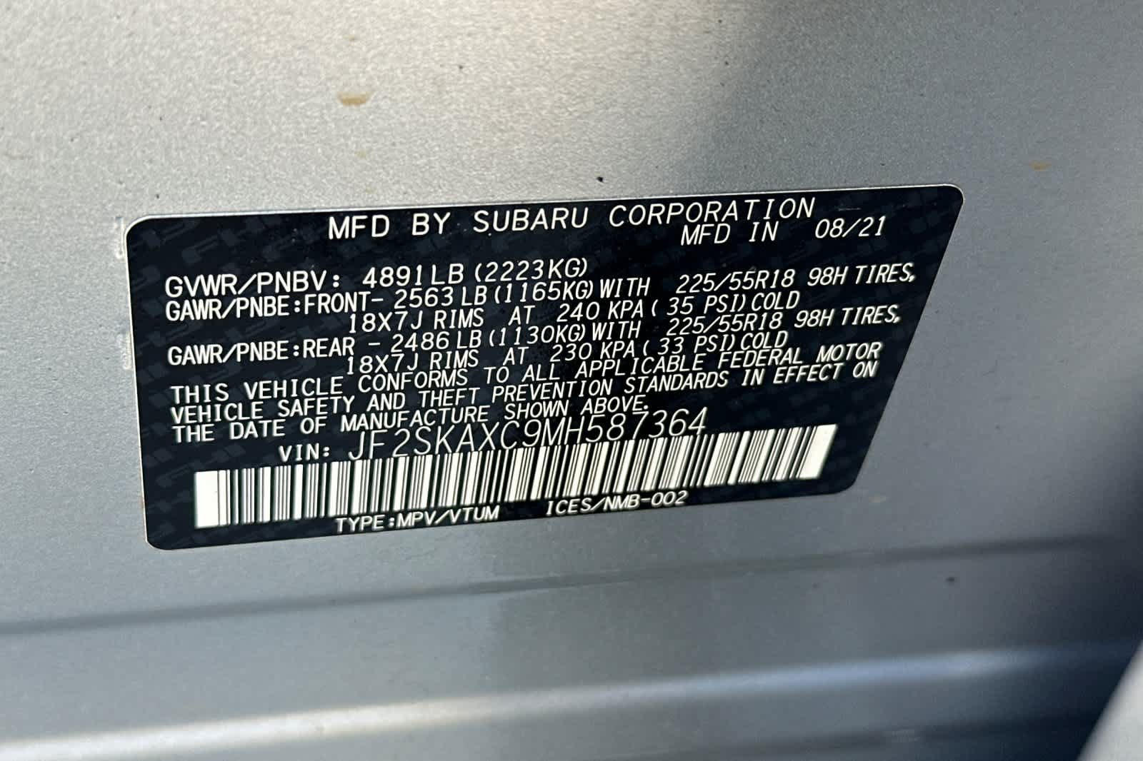 Used 2021 Subaru Forester Touring w/ Popular Package #2 AWD/4WD image 27