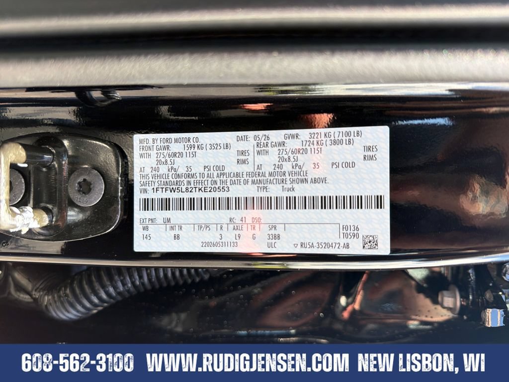 New 2026 Ford F150 Lariat w/ Equipment Group 501A Mid AWD/4WD image 32