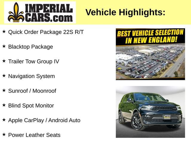 Used 2022 Dodge Durango R/T w/ Blacktop Package AWD/4WD image 8