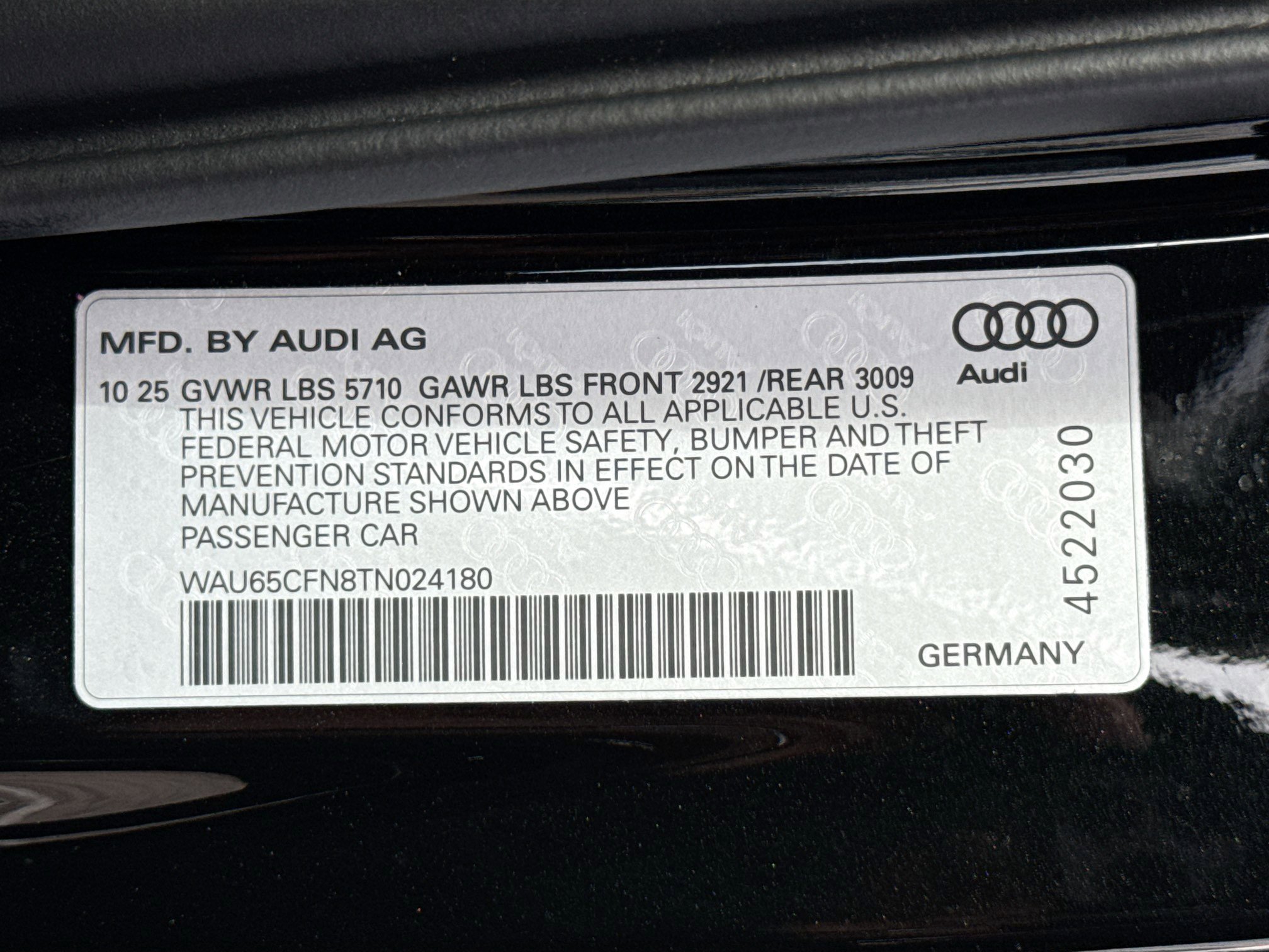 New 2026 Audi A6 Prestige image 45