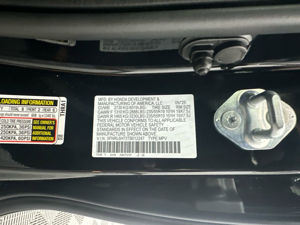 New 2026 Honda Odyssey Sport-L image 35