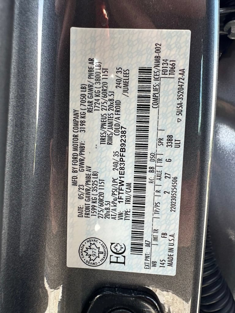 Used 2023 Ford F150 XLT w/ Equipment Group 302A High AWD/4WD image 29