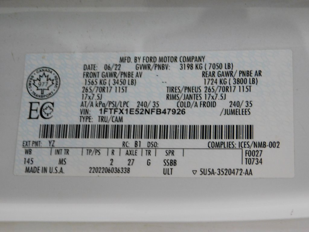 Used 2022 Ford F150 XLT w/ Trailer Tow Package image 98